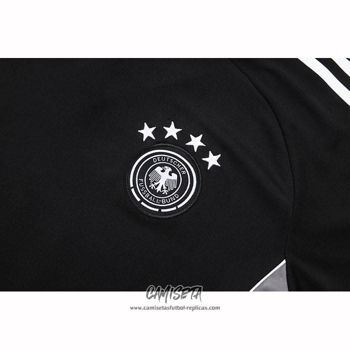 Chandal del Alemania 2025-2026 Manga Corta Negro - Pantalon Corto